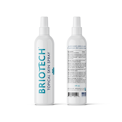 HOCl Topical Skin Spray 4 oz Spray Bottle